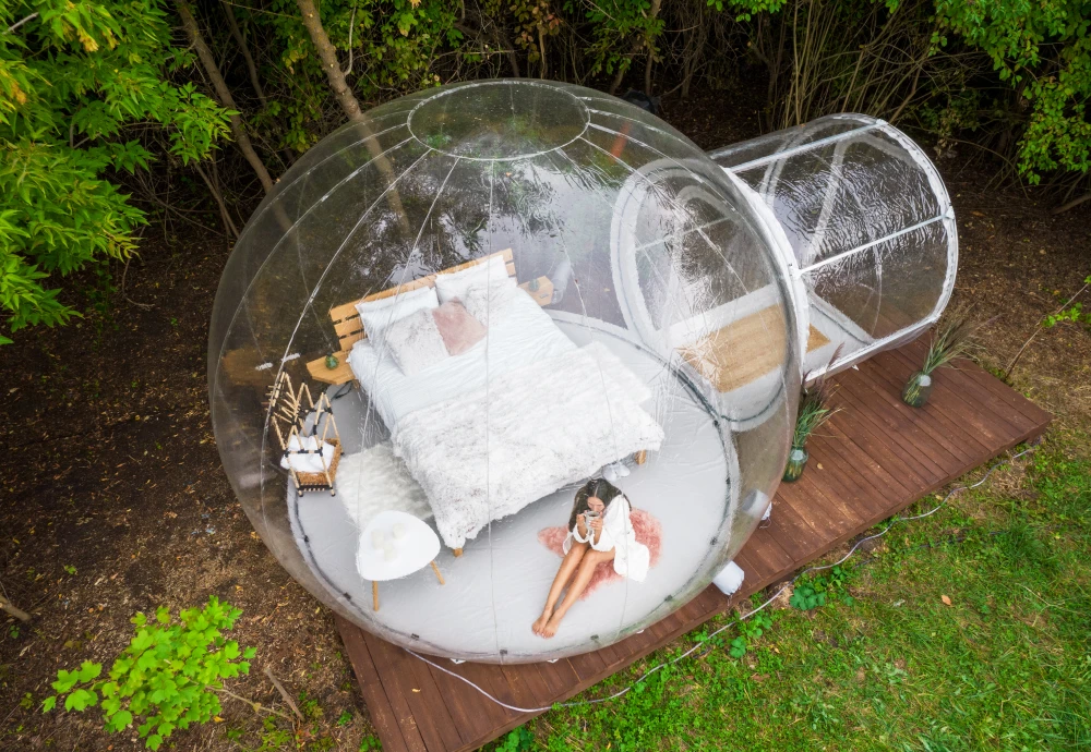 high quality inflatable bubble dome tent